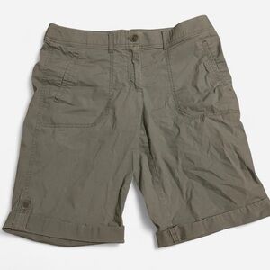 Chico's Olive Cargo Shorts